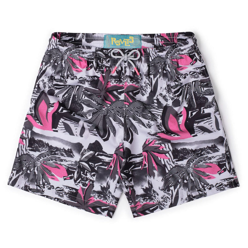 RSVLTS Totally Glitchin' Hybrid Shorts in Black — detail 2