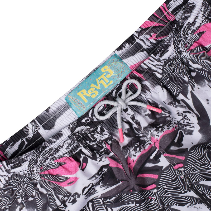 RSVLTS Totally Glitchin' Hybrid Shorts in Black — detail 4
