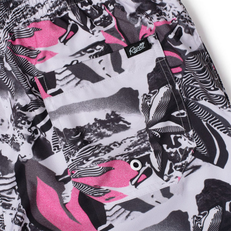 RSVLTS Totally Glitchin' Hybrid Shorts in Black — detail 5