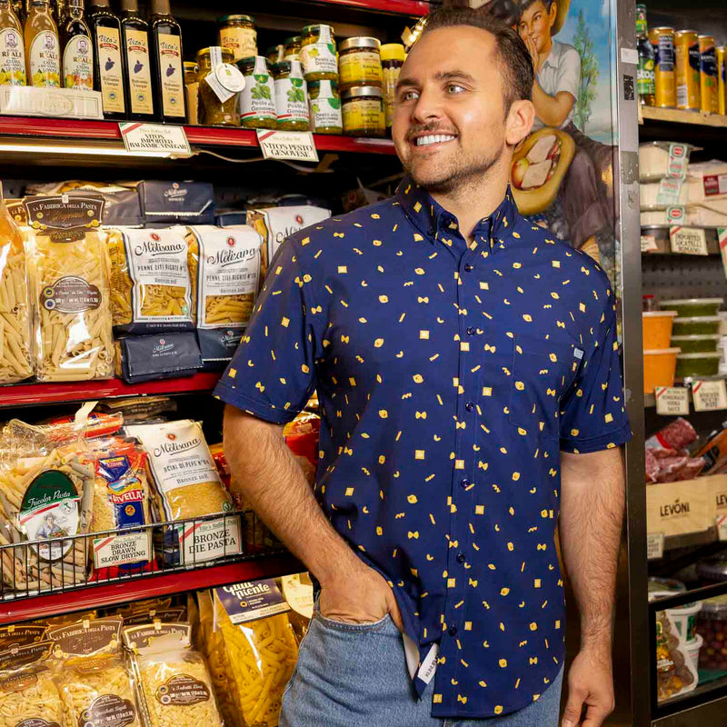 RSVLTS Pasta La Vista KUNUFLEX Short Sleeve Shirt — detail 3