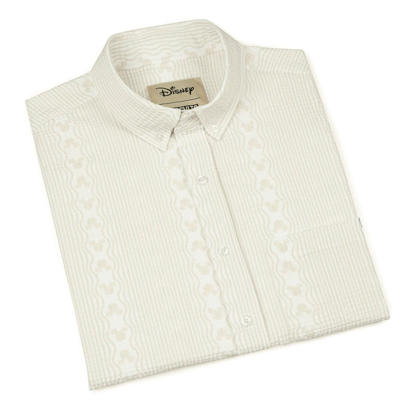 RSVLTS Boardwalk Mickeys Stretch Seersucker Short Sleeve Shirt — detail 4