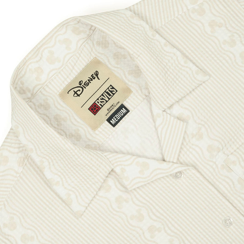 RSVLTS Boardwalk Mickeys Women's Stretch Seersucker Short Sleeve Shirt — detail 3