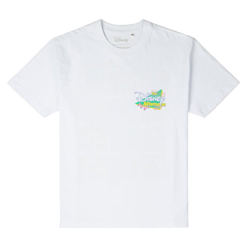 RSVLTS Don't Touch That Dial Vintage Crewneck Tee in White — detail 3