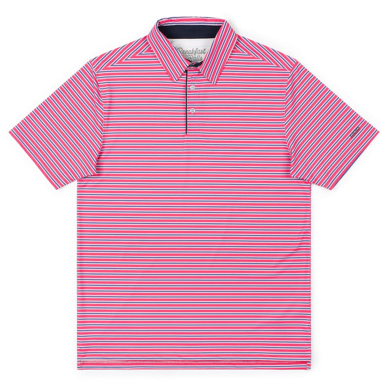 RSVLTS Laser Precision All-Day Polo in Red — detail 2