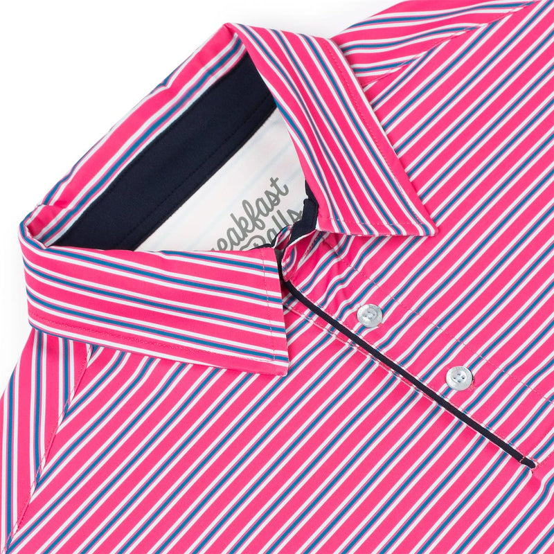RSVLTS Laser Precision All-Day Polo in Red — detail 5