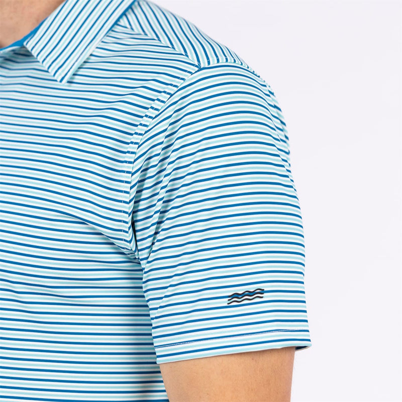 RSVLTS Stripin’ It All-Day Polo in Blue — detail 5