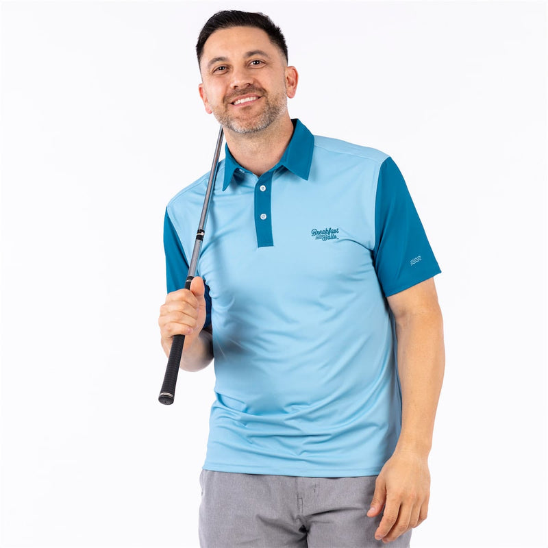 RSVLTS Bluegrass Birdie All-Day Polo in Blue — detail 3
