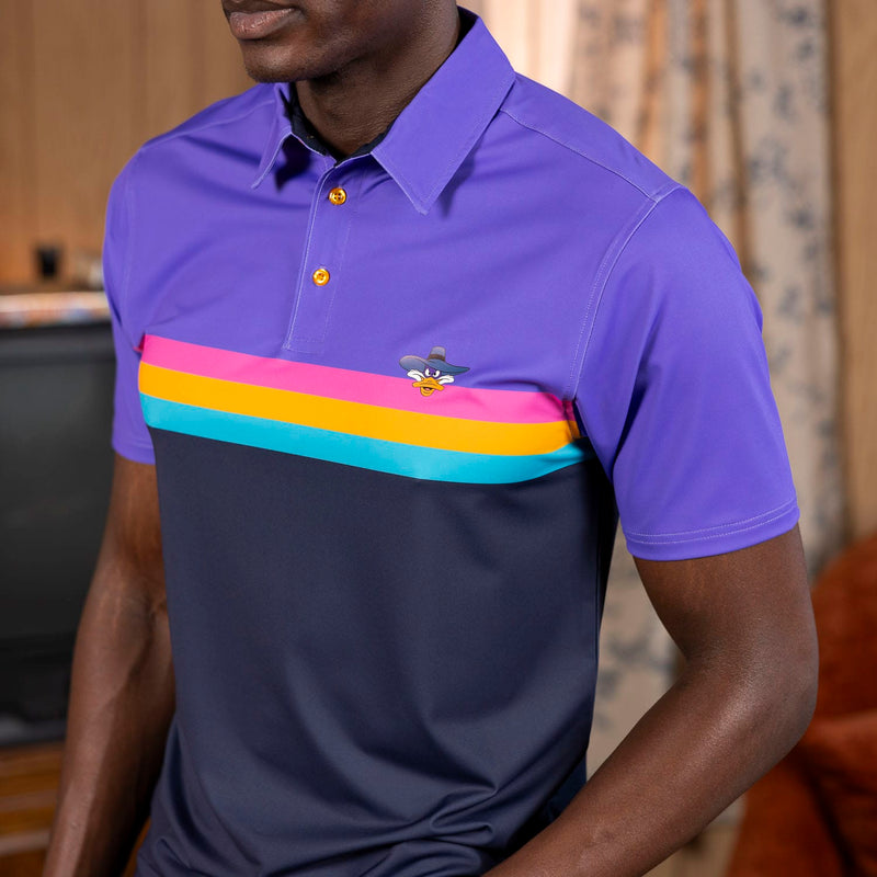 RSVLTS The Masked Mallard All-Day Polo in Black — detail 4