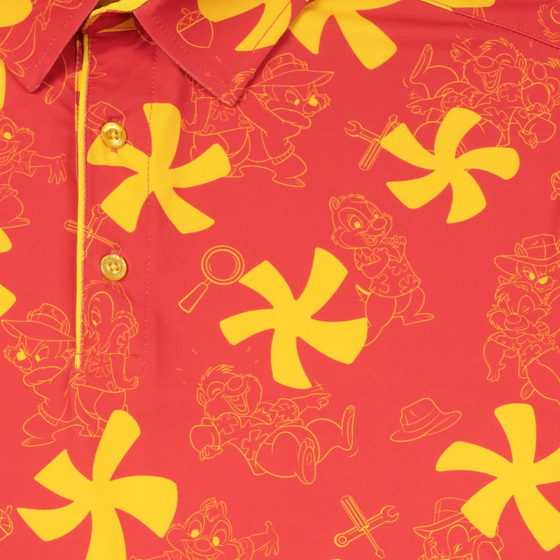 RSVLTS The Dale All-Day Polo in Orange — detail 3
