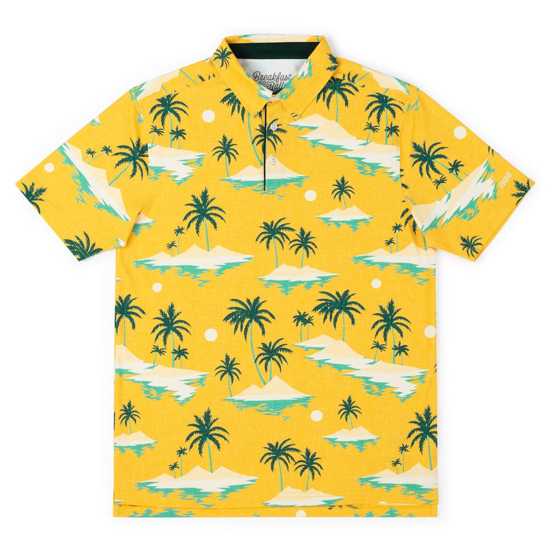 RSVLTS The Stuntman All-Day Polo in Yellow — detail 2