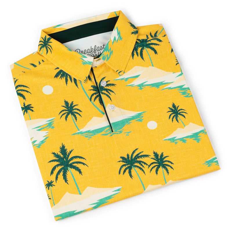 RSVLTS The Stuntman All-Day Polo in Yellow — detail 7