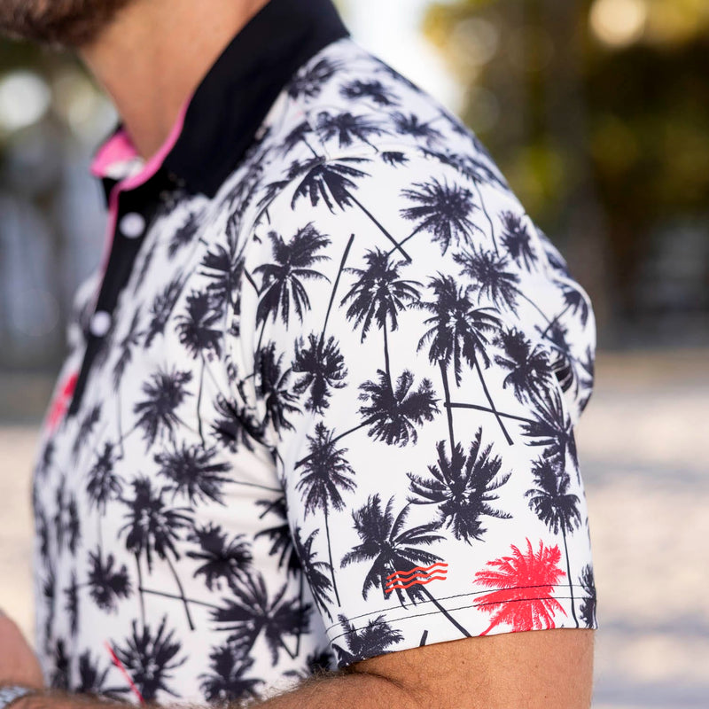 RSVLTS Beverly Chills All-Day Polo in Black — detail 5