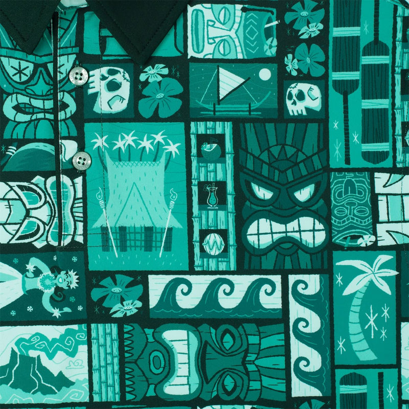 RSVLTS Tiki All-Day Polo in Green — detail 4