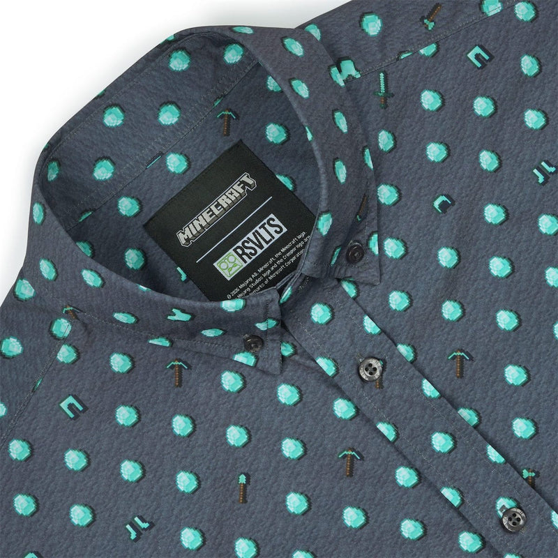 RSVLTS Diggin’ for Diamonds KUNUFLEX Short Sleeve Shirt — detail 4