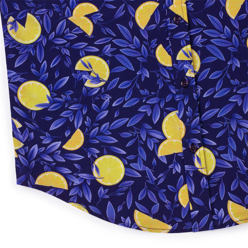 RSVLTS Nonna's Kitchen KUNUFLEX Short Sleeve Shirt in Blue — detail 7