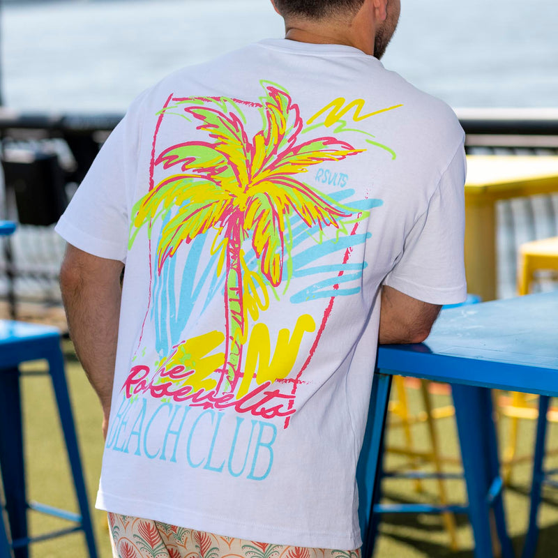RSVLTS The Roosevelts Beach Club Vintage Crewneck Tee — detail 4