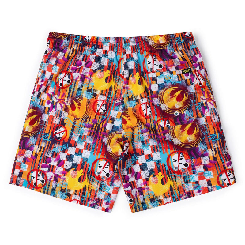 RSVLTS Sabine Wuz Here Hybrid Shorts in Multicolor — detail 6