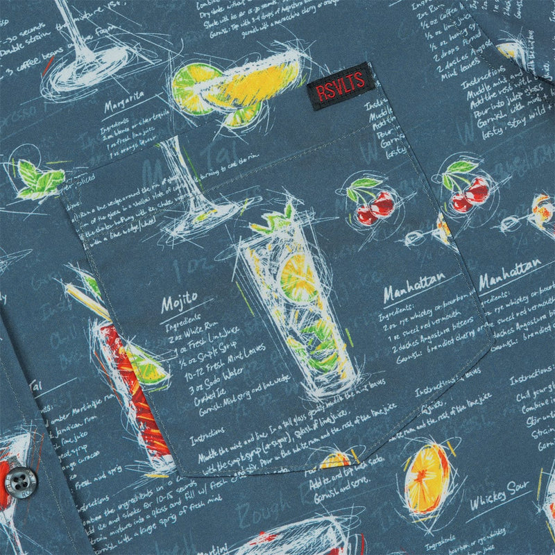 RSVLTS Bar Necessities KUNUFLEX Short Sleeve Shirt in Blue — detail 4