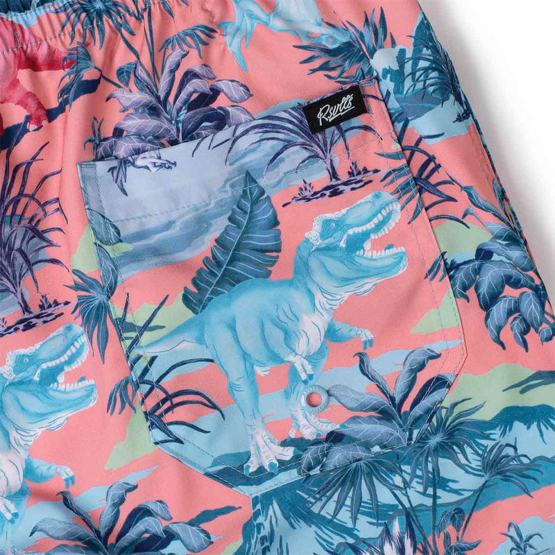 RSVLTS Dino Pop Hybrid Shorts in Blue — detail 5
