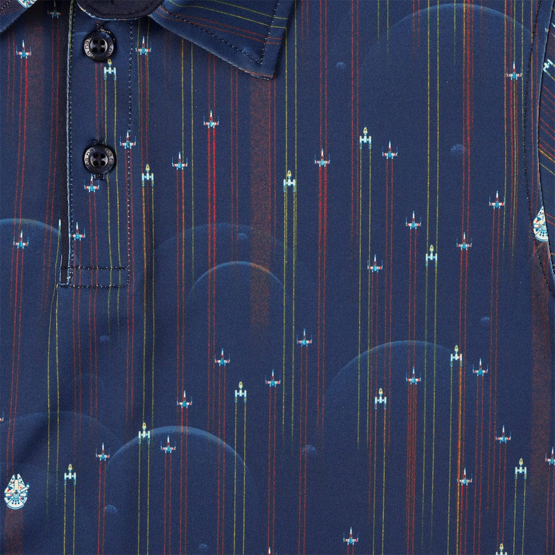 RSVLTS Fleet in Formation Youth All-Day Polo in Blue — detail 2