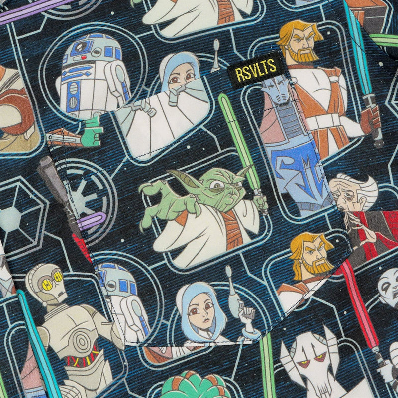 RSVLTS Clone Wars Crew Women's KUNUFLEX Short Sleeve Shirt in Multicolor — detail 2