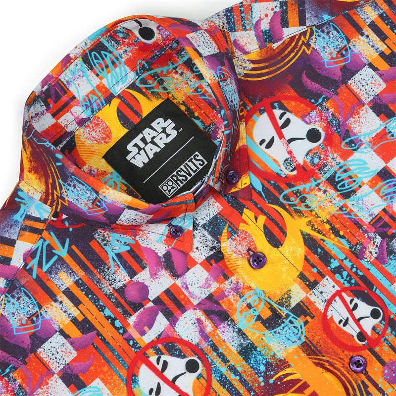 RSVLTS Sabine Wuz Here KUNUFLEX Short Sleeve Shirt in Multicolor — detail 6