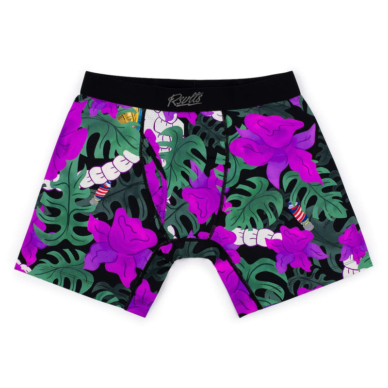 RSVLTS Nobody Cares Single-Pack Boxer Briefs in Green — detail 2