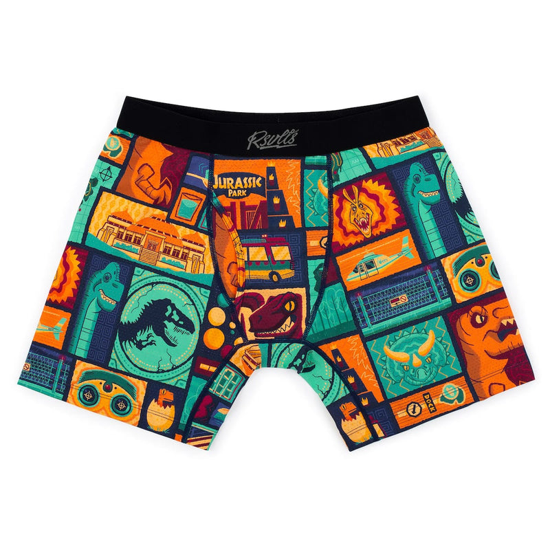 RSVLTS Tiki Finds a Way Single-Pack Boxer Briefs in Green — detail 2