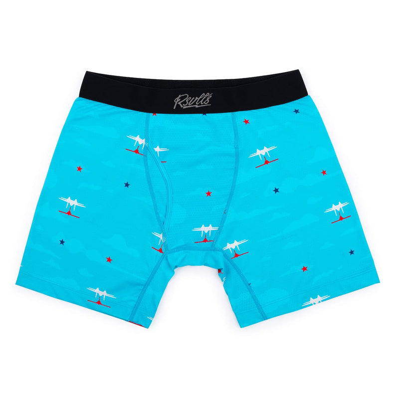 RSVLTS Inverted Single-Pack Boxer Briefs in Blue — detail 2