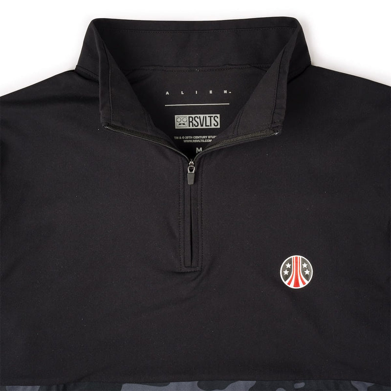RSVLTS USS Sulaco Quarter Zip in Black — detail 7