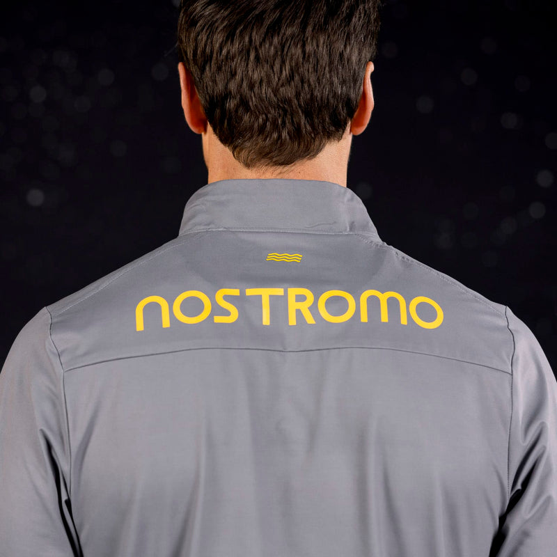 RSVLTS Nostromo Crew Quarter Zip in Gray — detail 2