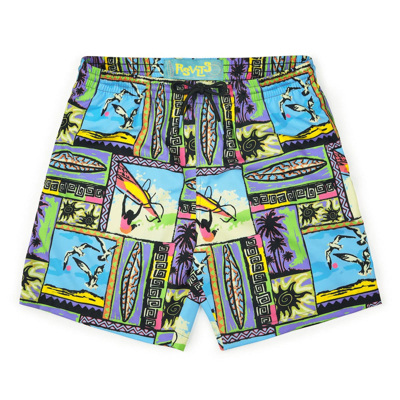 RSVLTS Venice '93 Hybrid Shorts in Multicolor — detail 2