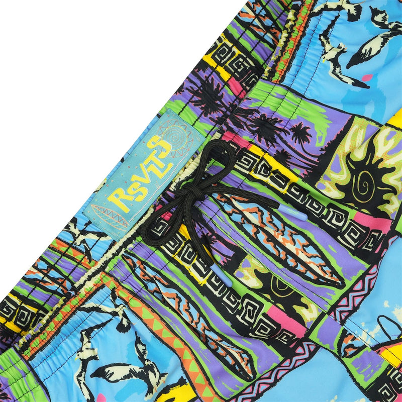 RSVLTS Venice '93 Hybrid Shorts in Multicolor — detail 3