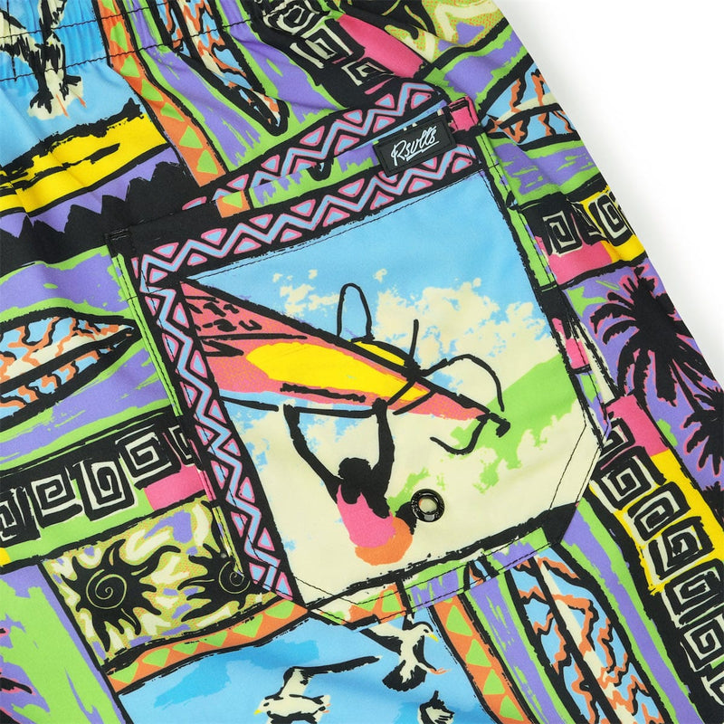 RSVLTS Venice '93 Hybrid Shorts in Multicolor — detail 4