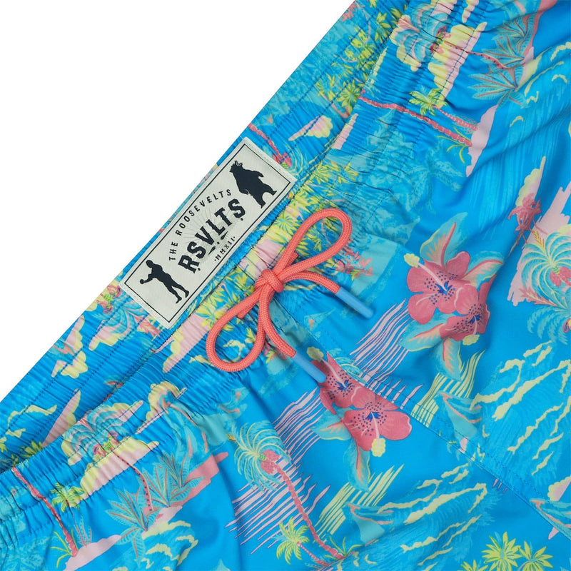 RSVLTS Magnum Tide Hybrid Shorts in Blue — detail 3