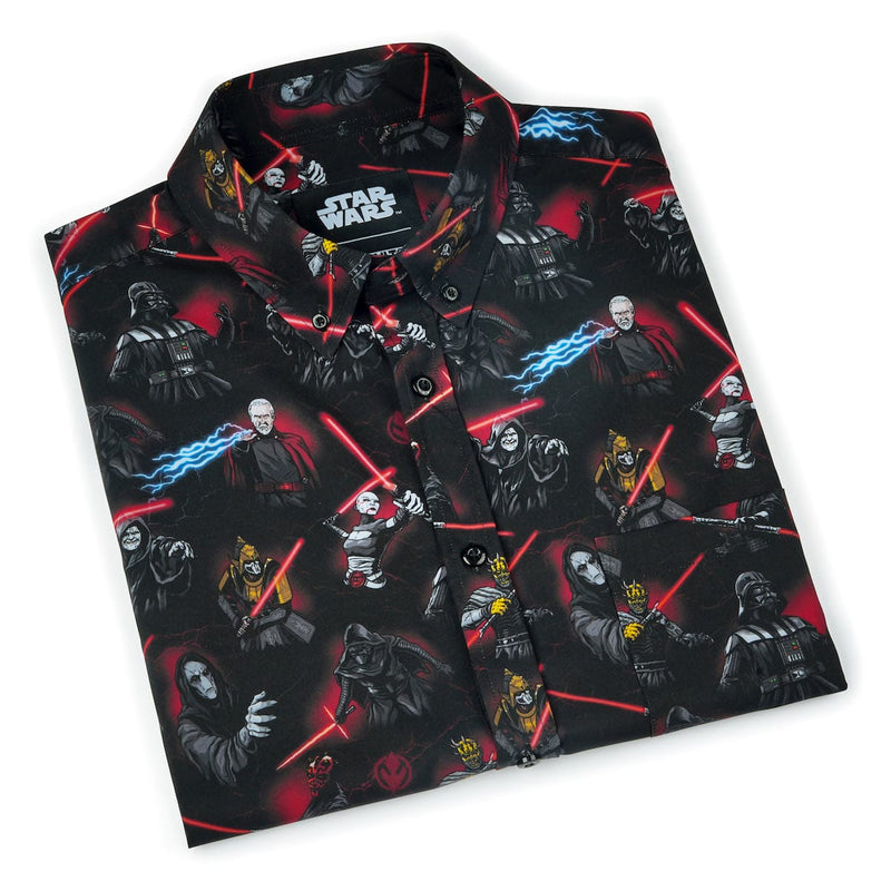 RSVLTS Revenge of the Sixth KUNUFLEX Short Sleeve Shirt in Black — detail 8