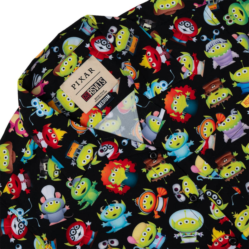 RSVLTS Cosmic Costumes Women's KUNUFLEX Short Sleeve Shirt in Black — detail 6