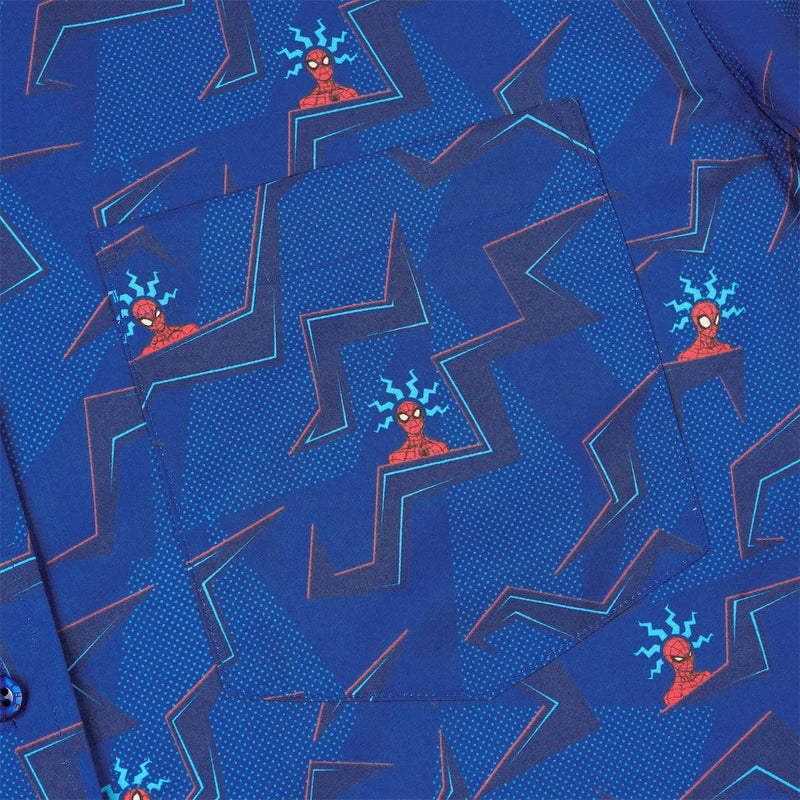 RSVLTS High Alert KUNUFLEX Short Sleeve Shirt in Blue — detail 3