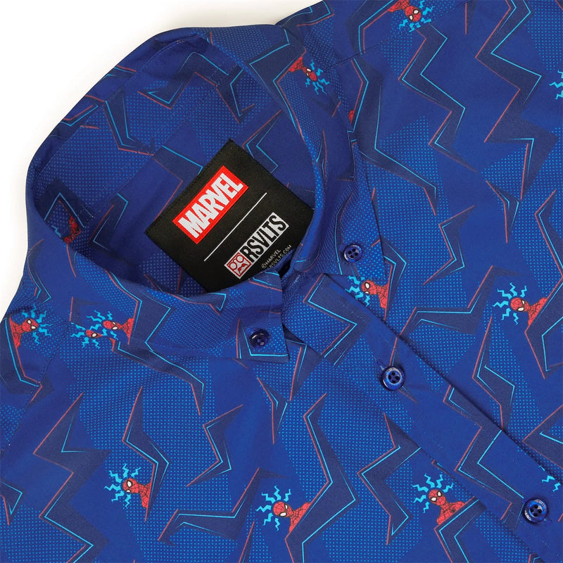 RSVLTS High Alert KUNUFLEX Short Sleeve Shirt in Blue — detail 6