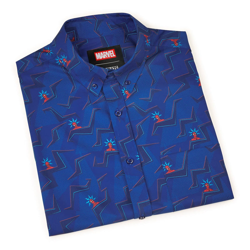 RSVLTS High Alert KUNUFLEX Short Sleeve Shirt in Blue — detail 8
