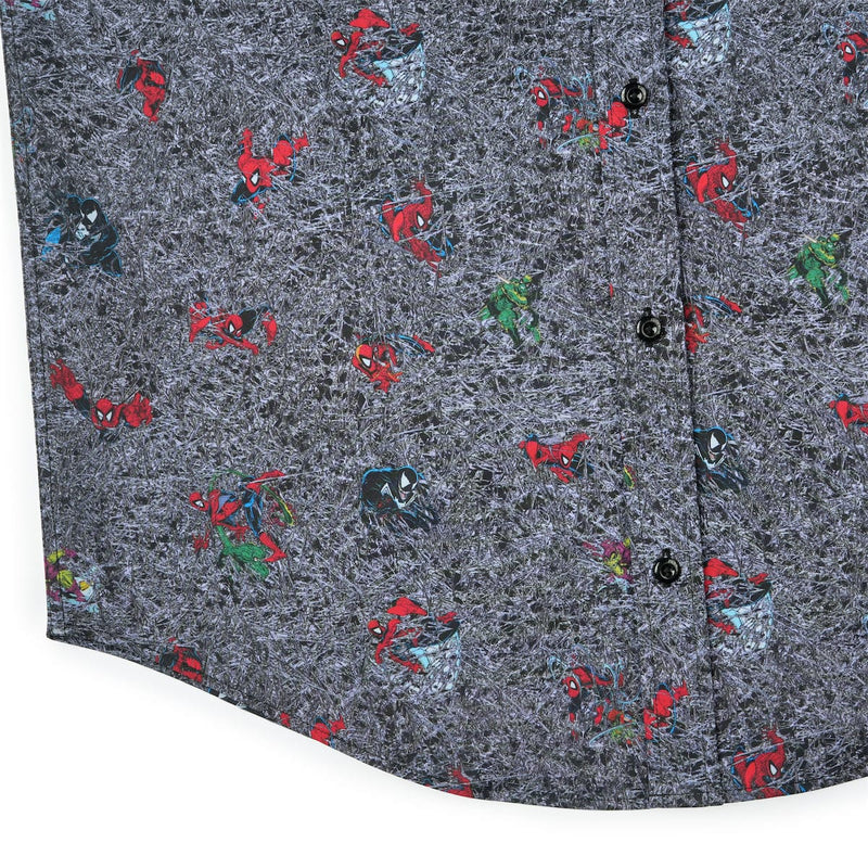 RSVLTS Tensile Torment KUNUFLEX Short Sleeve Shirt in Gray — detail 7
