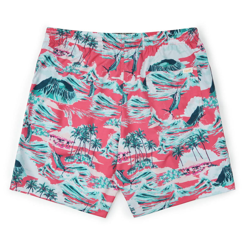RSVLTS Marlin, P.I. Hybrid Shorts in Pink — detail 5