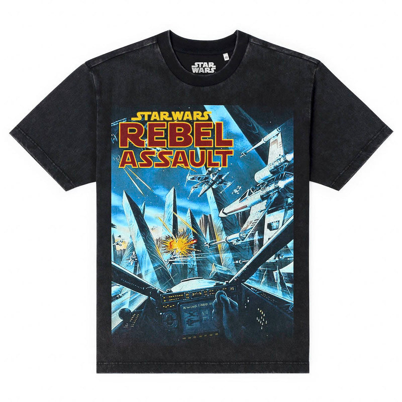 RSVLTS Rebel Assault Vintage Crewneck Tee — front view