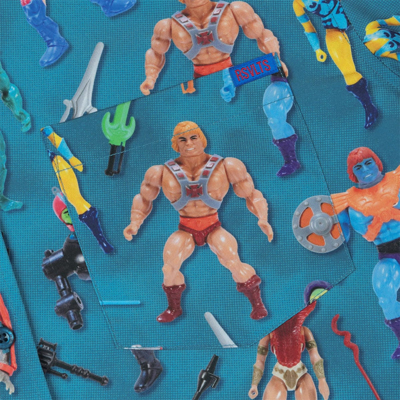 RSVLTS Figures Sold Separately KUNUFLEX Short Sleeve Shirt in Blue — detail 3