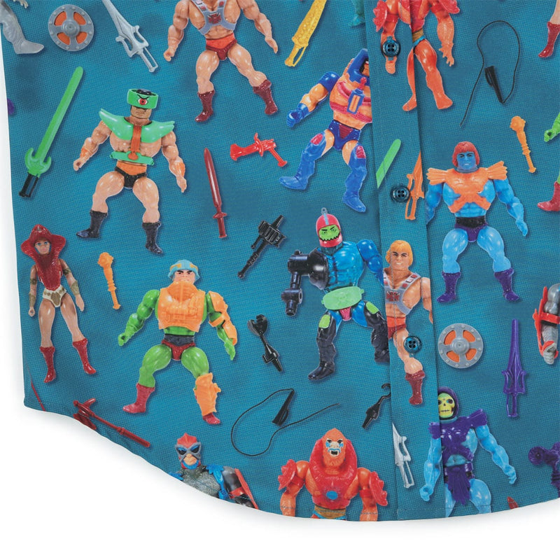 RSVLTS Figures Sold Separately KUNUFLEX Short Sleeve Shirt in Blue — detail 7