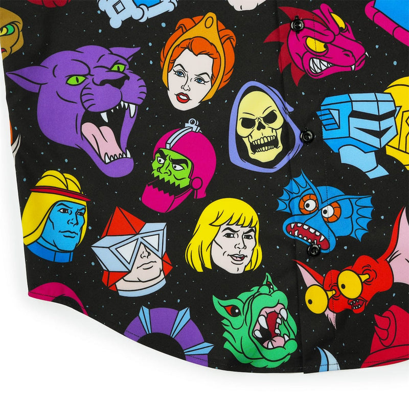 RSVLTS Faces of the Fight KUNUFLEX Short Sleeve Shirt in Black — detail 7