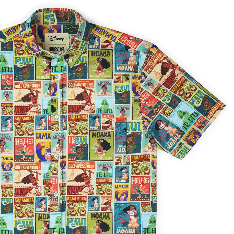 RSVLTS The Ocean Is Calling KUNUFLEX Short Sleeve Shirt — front view