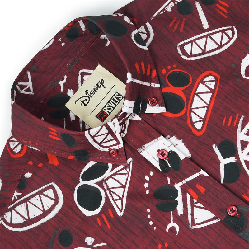 RSVLTS COCONUTS! KUNUFLEX Short Sleeve Shirt in Red — detail 7