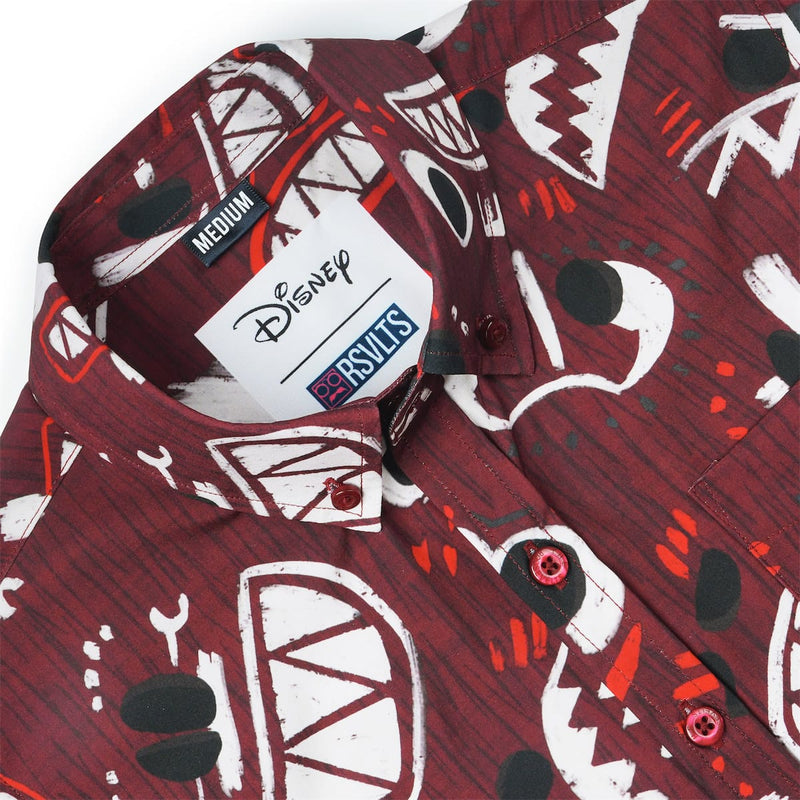 RSVLTS COCONUTS! Youth KUNUFLEX Short Sleeve Shirt in Red — detail 3