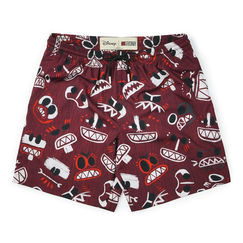 RSVLTS COCONUTS! Hybrid Shorts in Red — front view